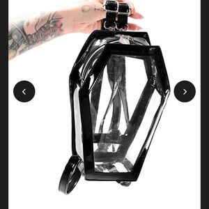 Foxblood Clear Coffin Backpack